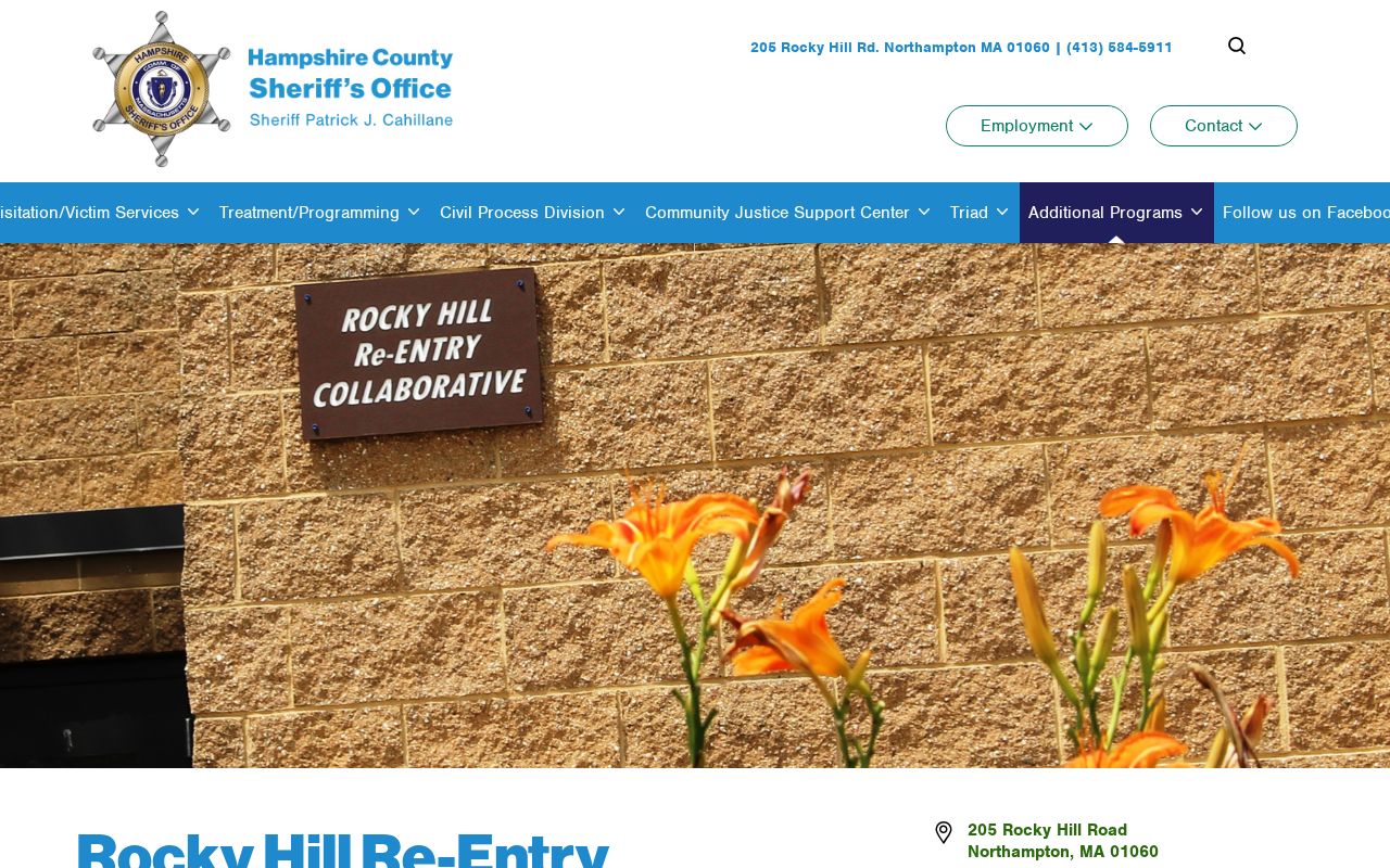 Hampshire County Bridge to the Future release and Rocky Hill reentry stages